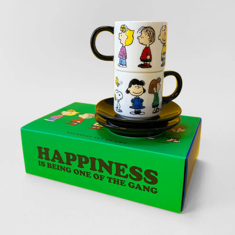 Magpie Peanuts Gang Espresso Set of 2