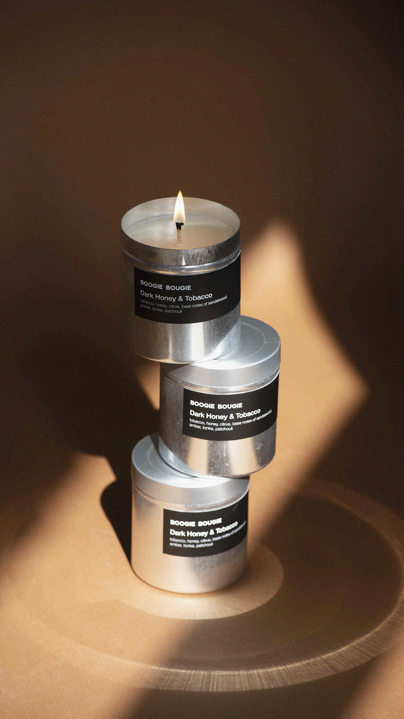 Boogie Bougie Dark Honey & Tobacco Candle