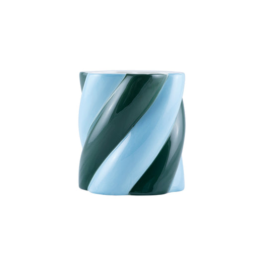 Que Rico Ceramic Plant Pot Camilo Amor Del Color in Blue/Green