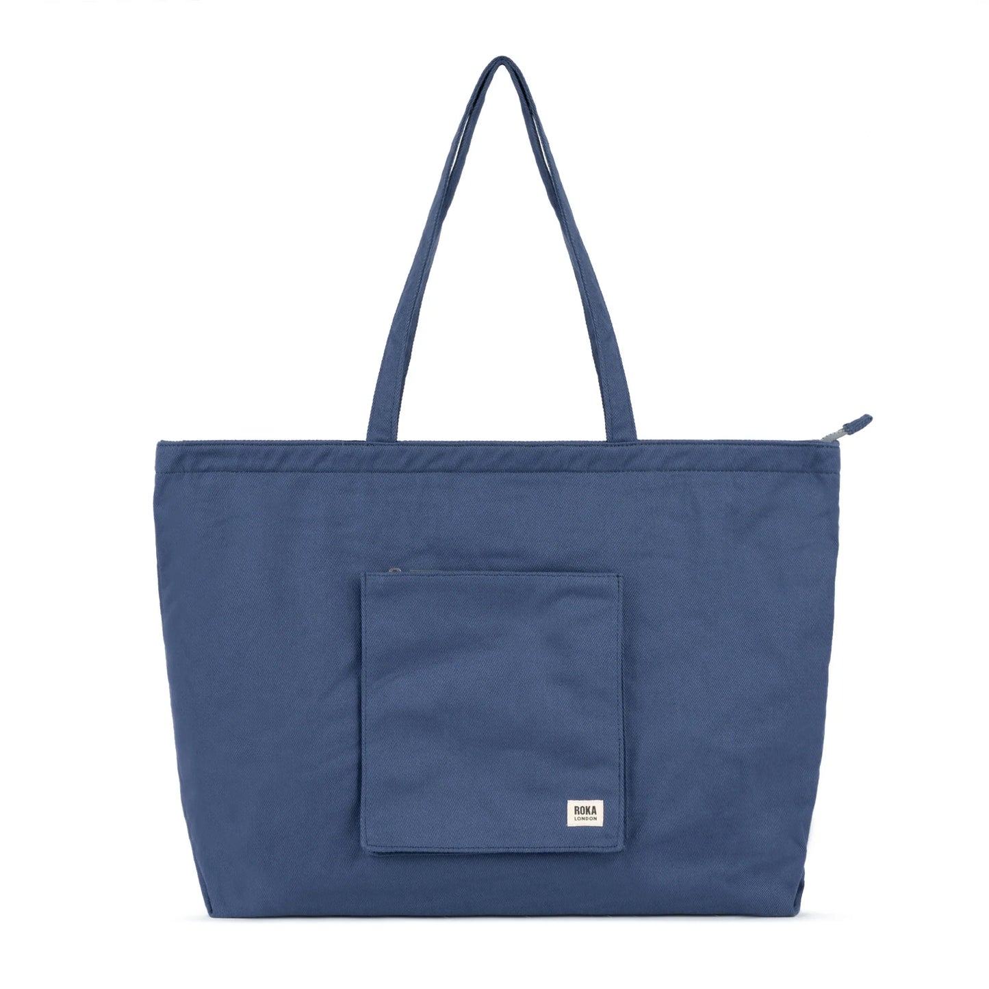 Roka Portobello N Indigo Large Cotton on a white background 