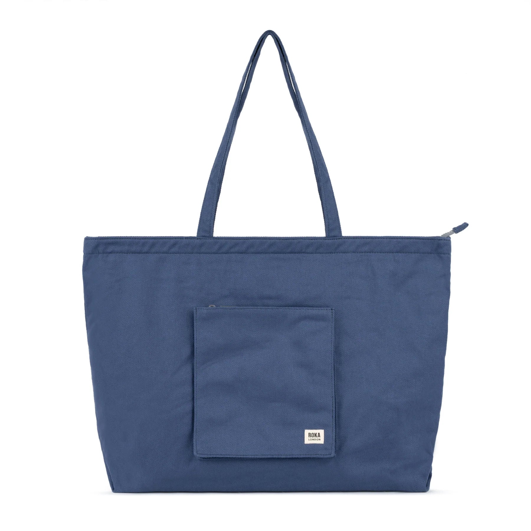 Roka Portobello N Indigo Large Cotton on a white background 