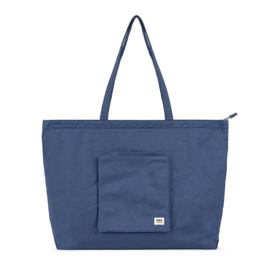 Roka Portobello N Indigo Large Cotton on a white background 