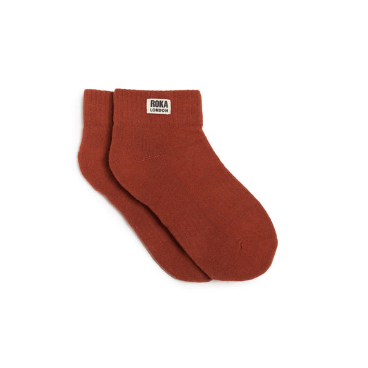 Roka Wembley Socks in Bran Brown colour 