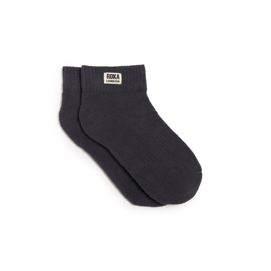 Roka Wembley Socks in  Faded Black