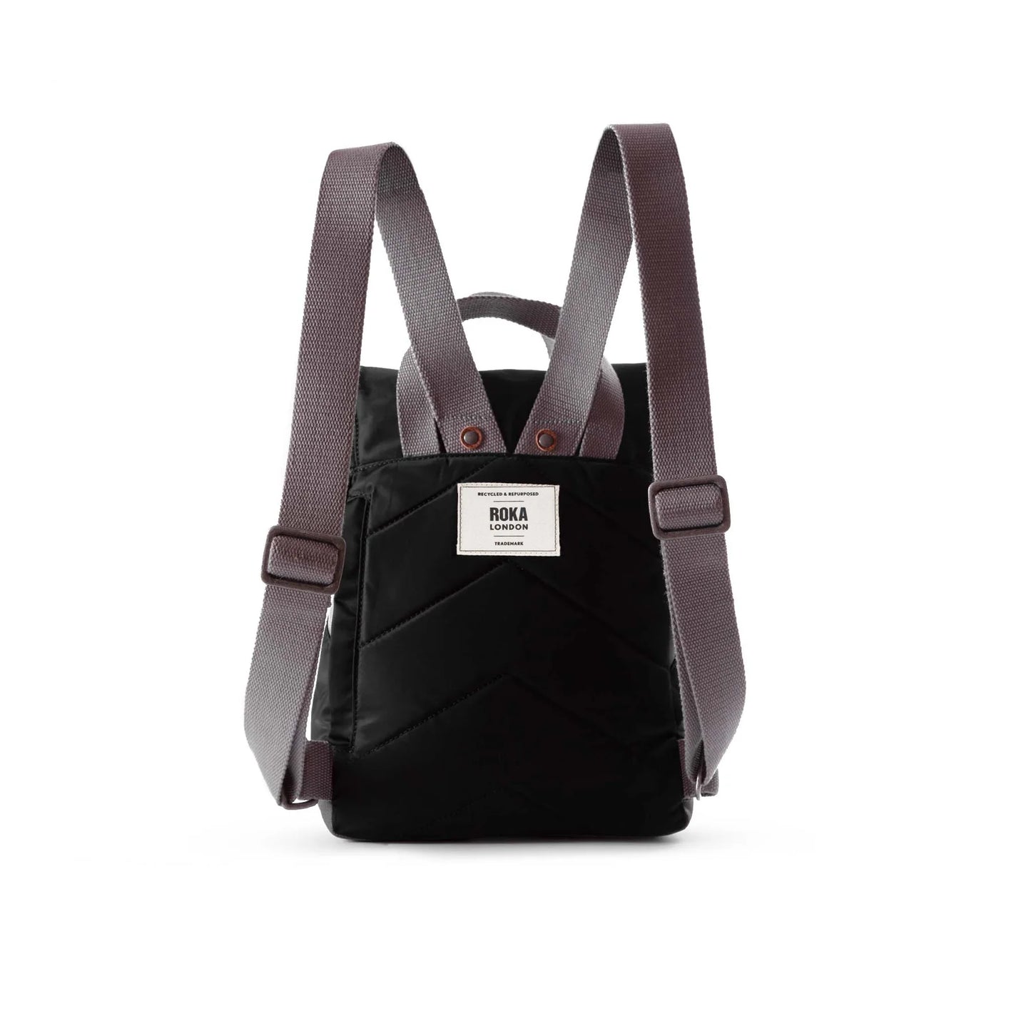 Roka Small Canfield B Black Recycled Nylon