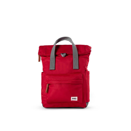 Roka Canfield B Small Backpack in Cranberry red