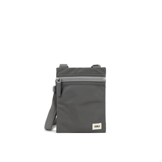 Roka Chelsea Recycled Nylon Bag in Graphite Grey