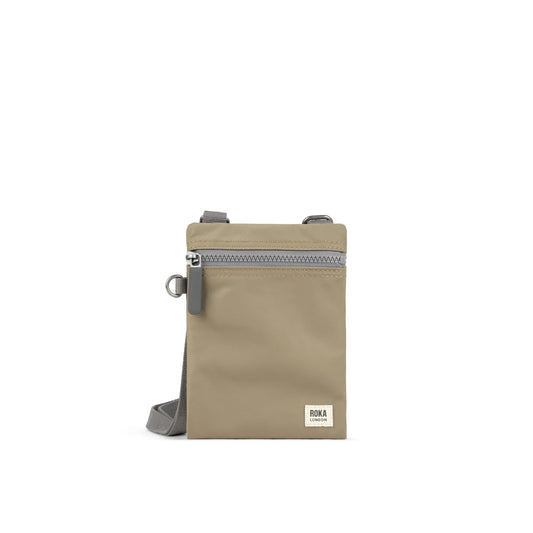 Roka Chelsea Recycled Nylon Bag in Taupe