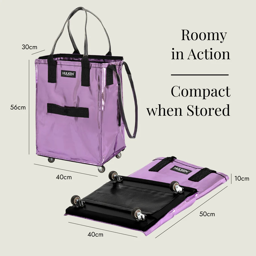 Hulken Original Rolling Tote Small - Lilac