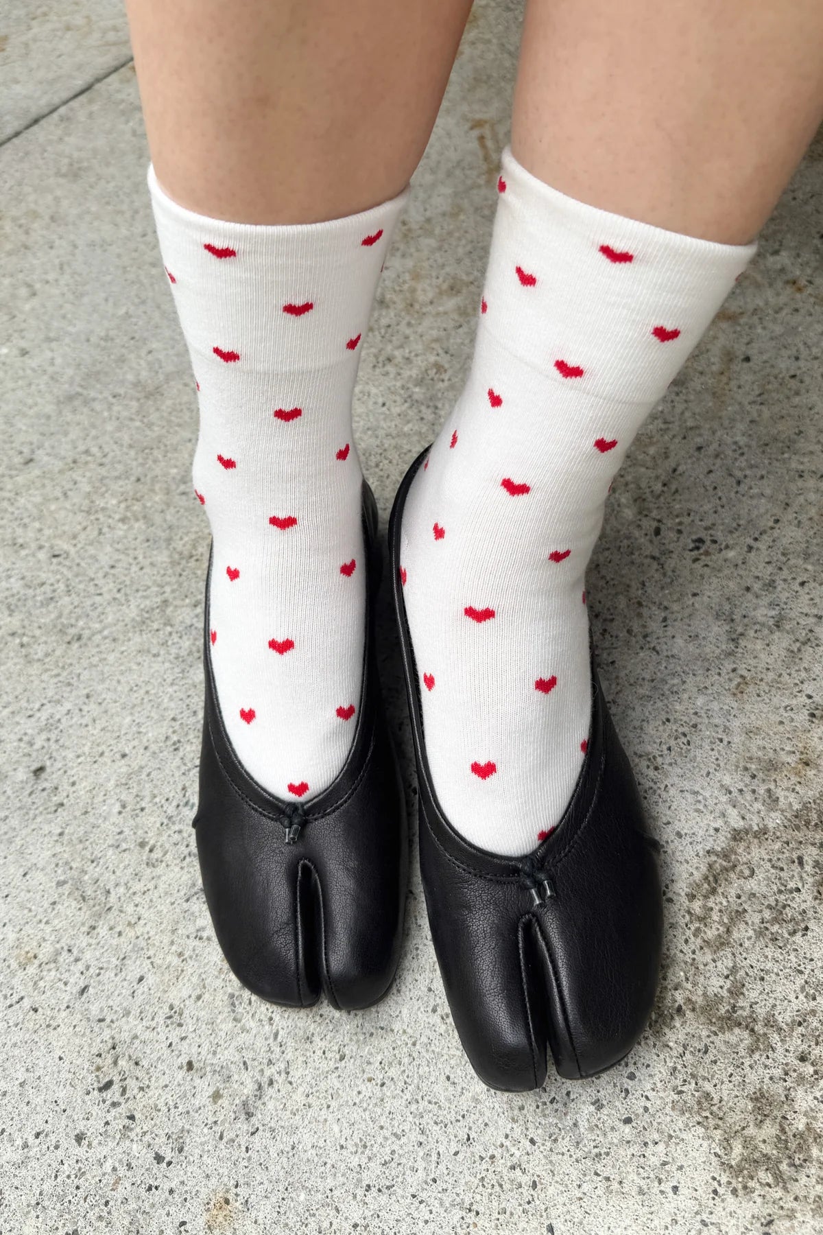 Le Bon Shoppe Sneaker Socks - Red Heart