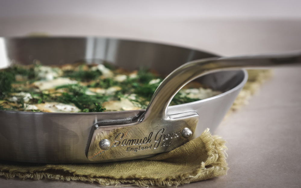 Samuel Groves Stainless Steel 3-ply Frying Pan 20cm