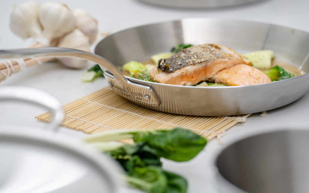 Samuel Groves Stainless Steel 3-ply Frying Pan 20cm