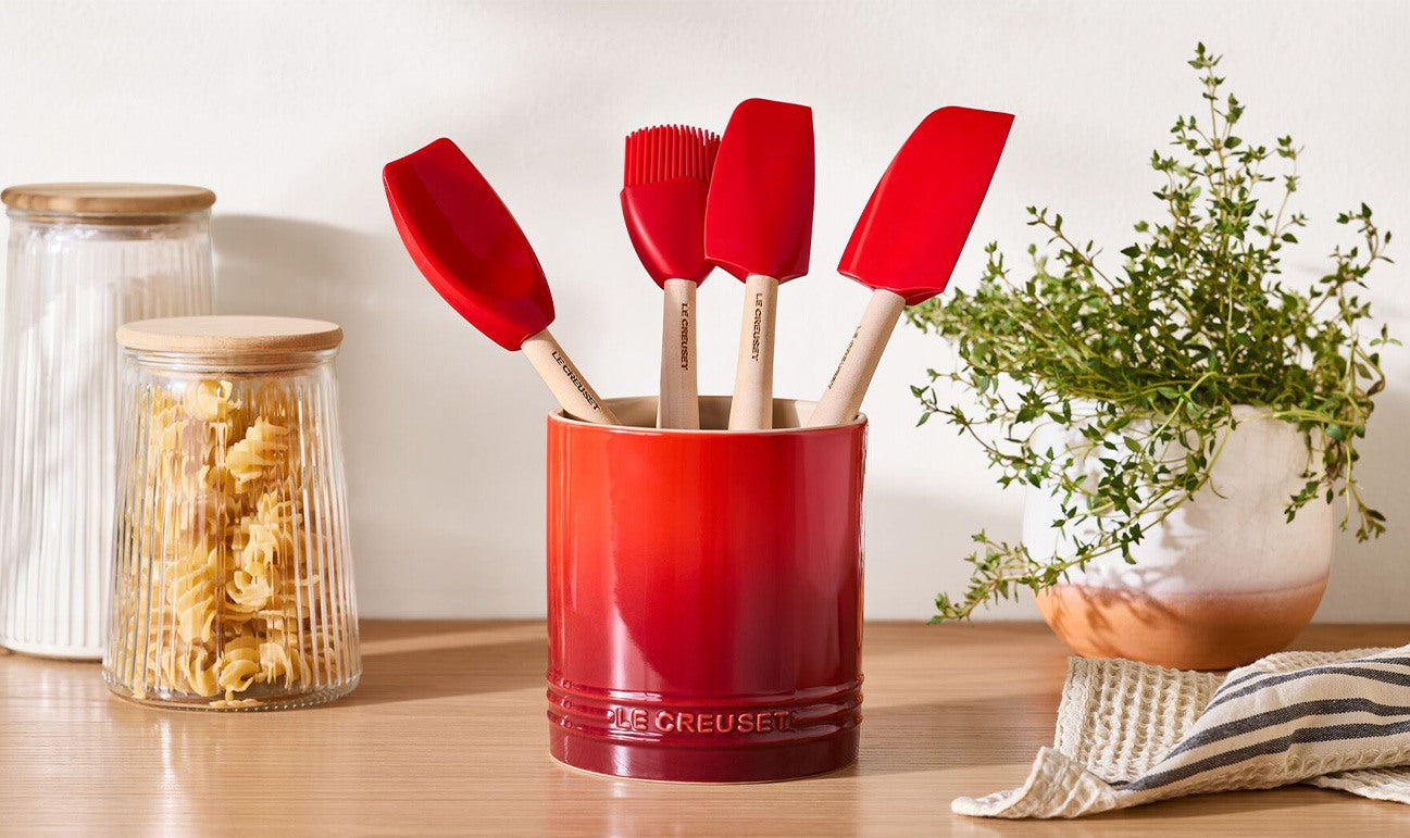 Le Creuset Signature Utensil Jar Volcanic 1.1L