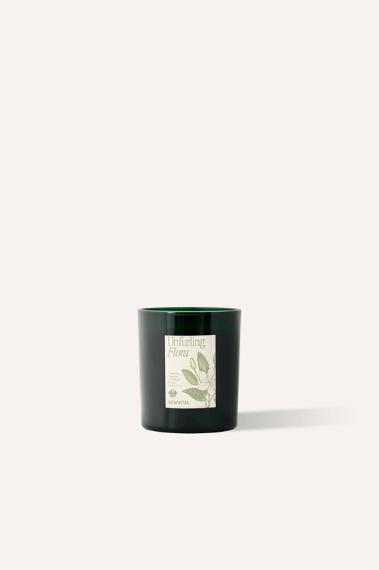 SOWVITAL Scented Candle in Unfurling Flora scent 