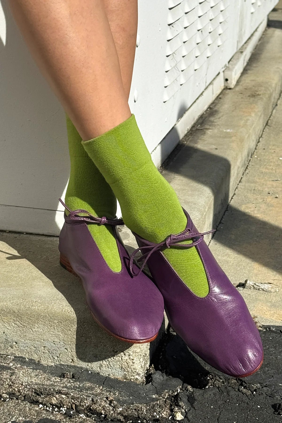 Le Bon Shoppe Sneaker Socks - Matcha