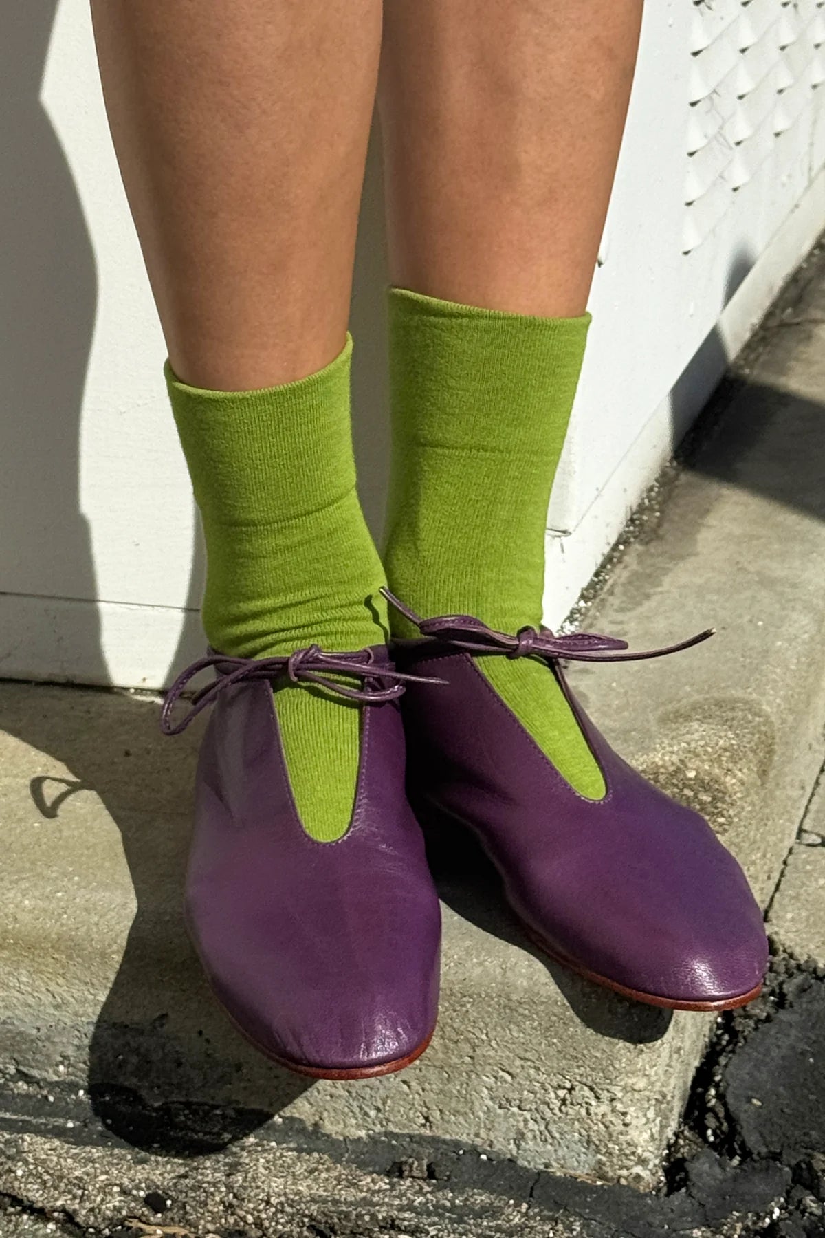 Le Bon Shoppe Sneaker Socks - Matcha