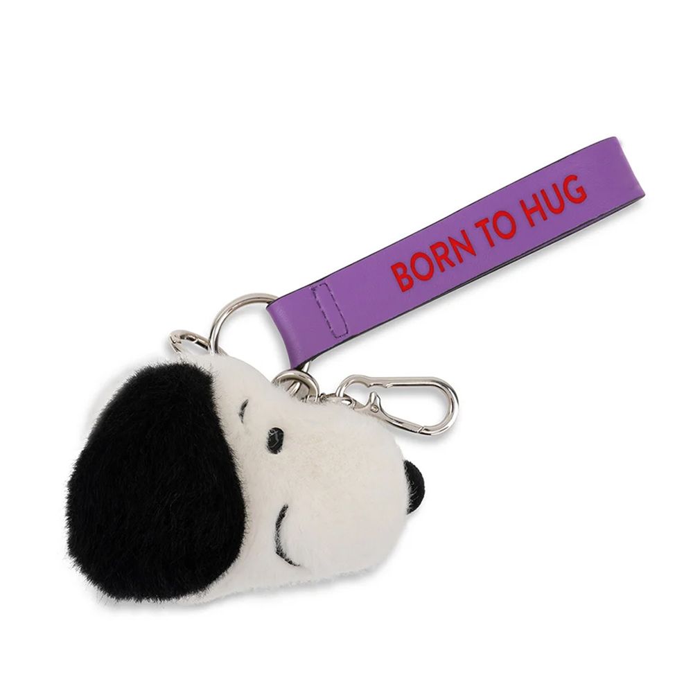 Snoopy Fuzzy Cream Bag Charm 8cm