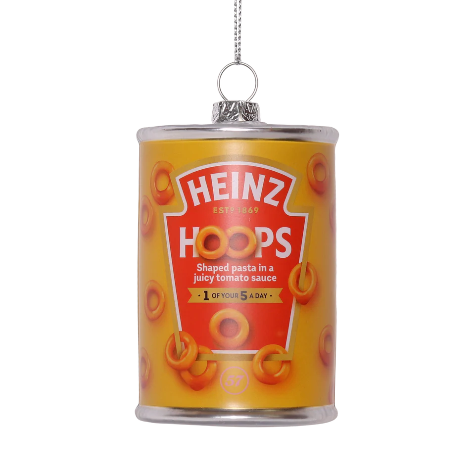 Studio Thie HEINZ Spaghetti Hoops Glass Decoration