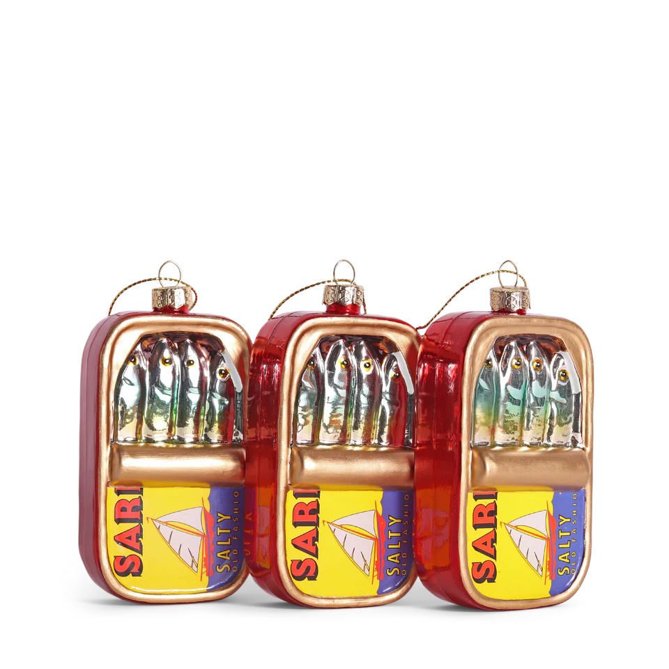 Studio Thie Sardine Can Glass Decoration