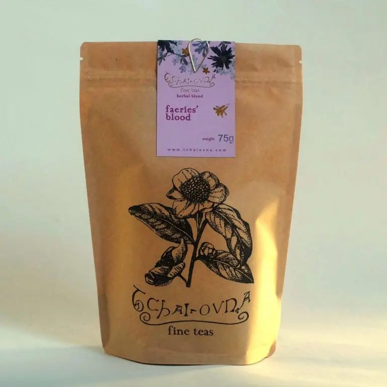 Tchai-Ovna Faeries Blood tea in brown bag