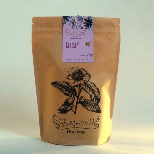 Tchai-Ovna Faeries Blood tea in brown bag
