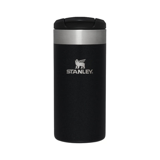 stanley aerolight transit mug 0.35l in black metallic