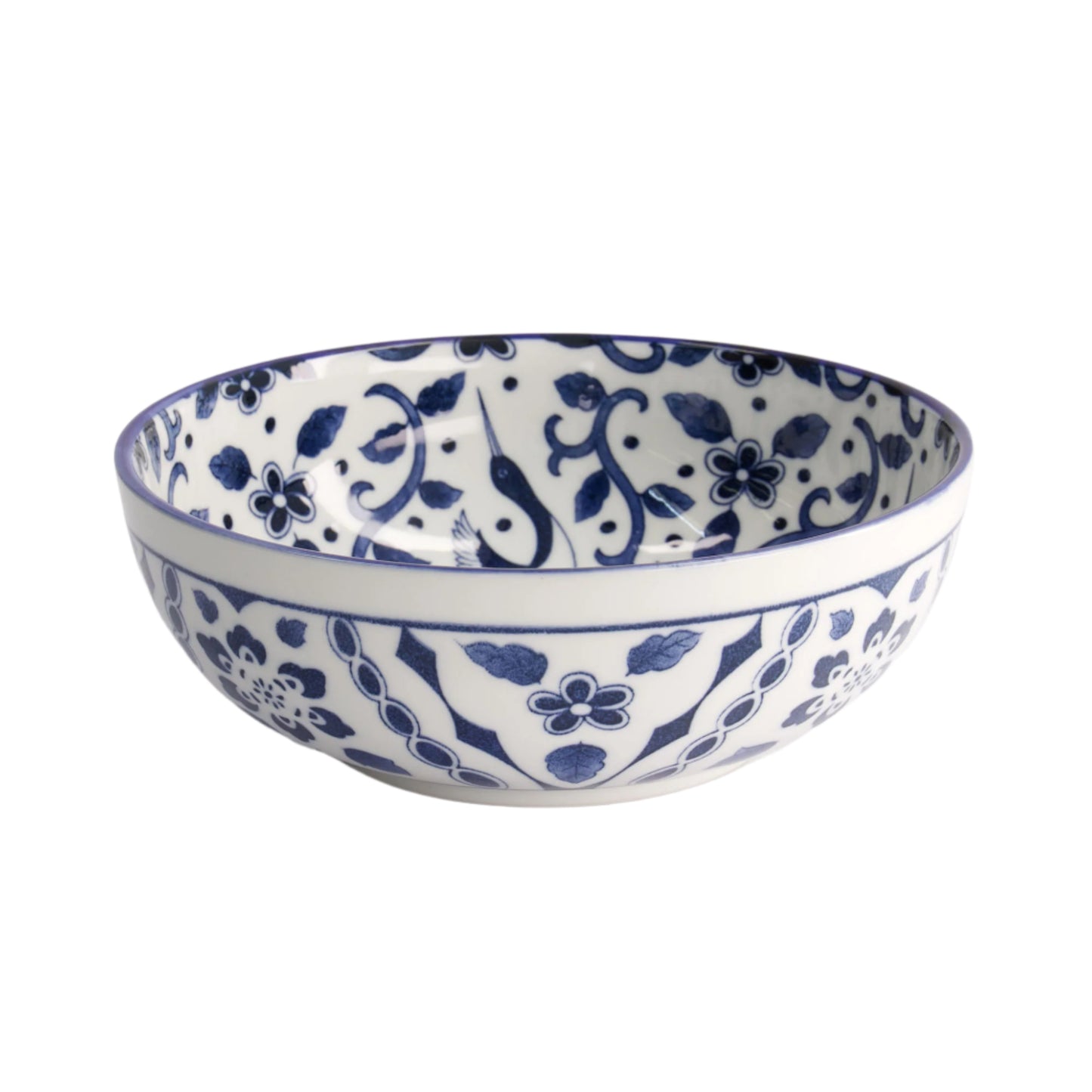 Tokyo Design Studio Large Bowl in Blue Maizuru pattern