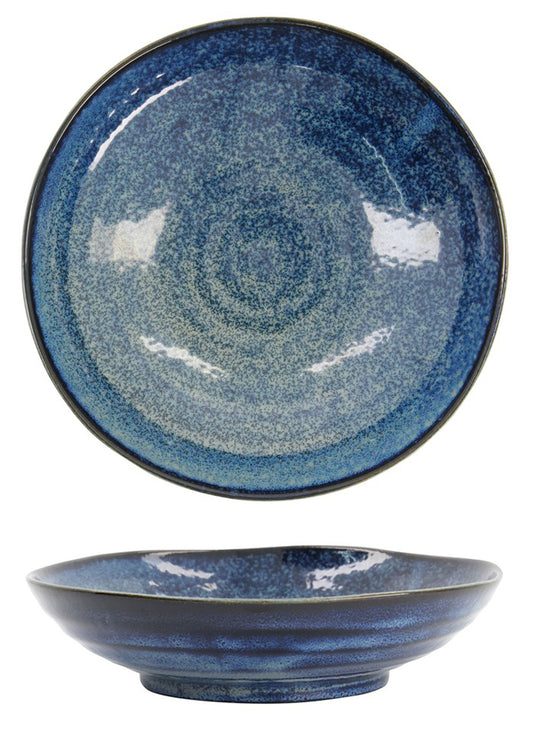 Tokyo Studio Design Pasta Plate in Cobalt Blue