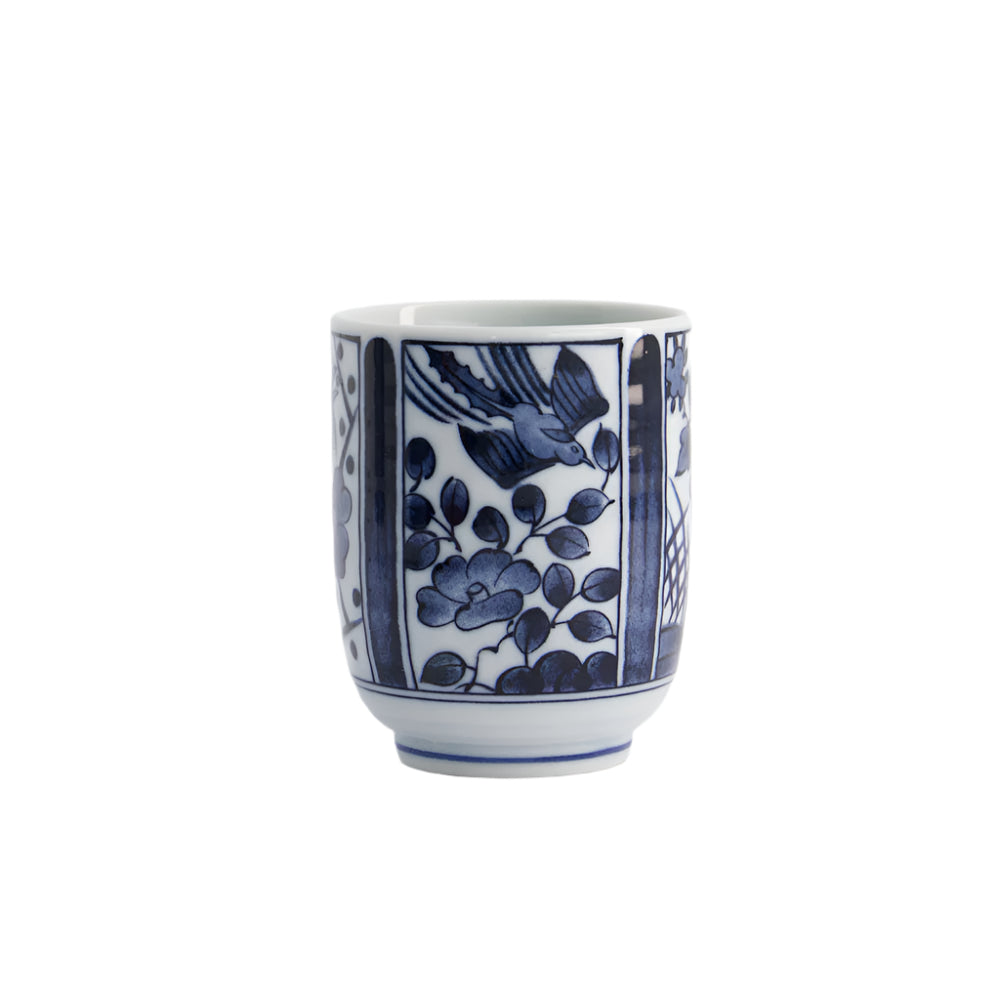 Tokyo Studio Design Tea Cup in White/Blue