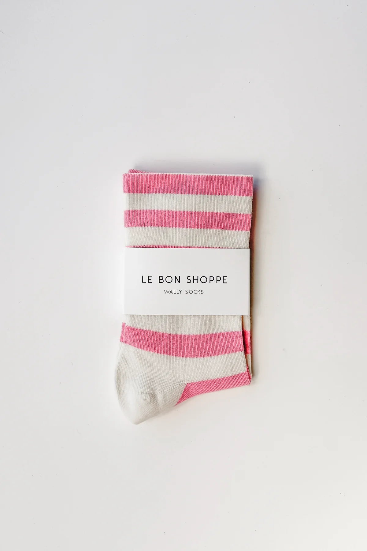 Le Bon Shoppe Wally Socks - Wide Rose Stripe