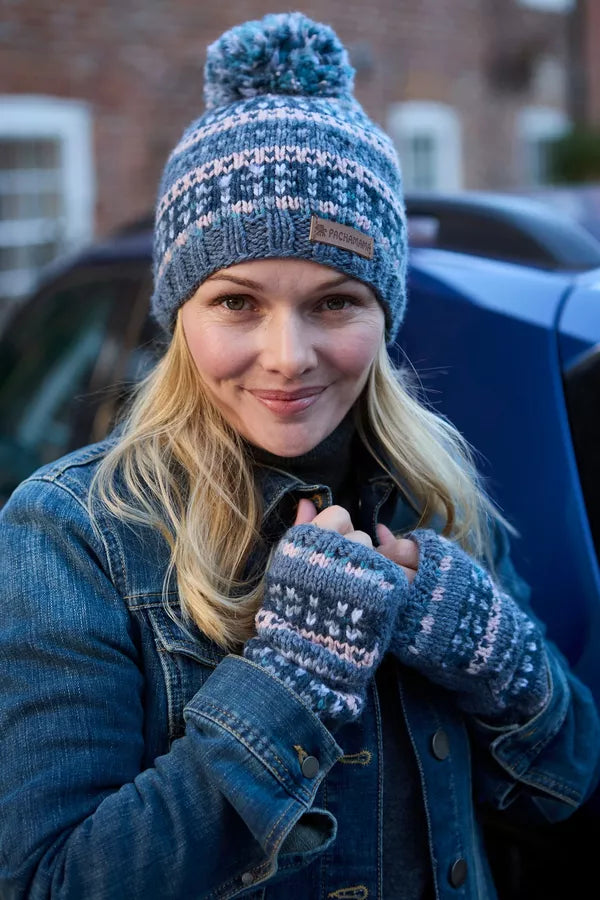 Pachamama Inveraray Bobble Beanie Merino Multi