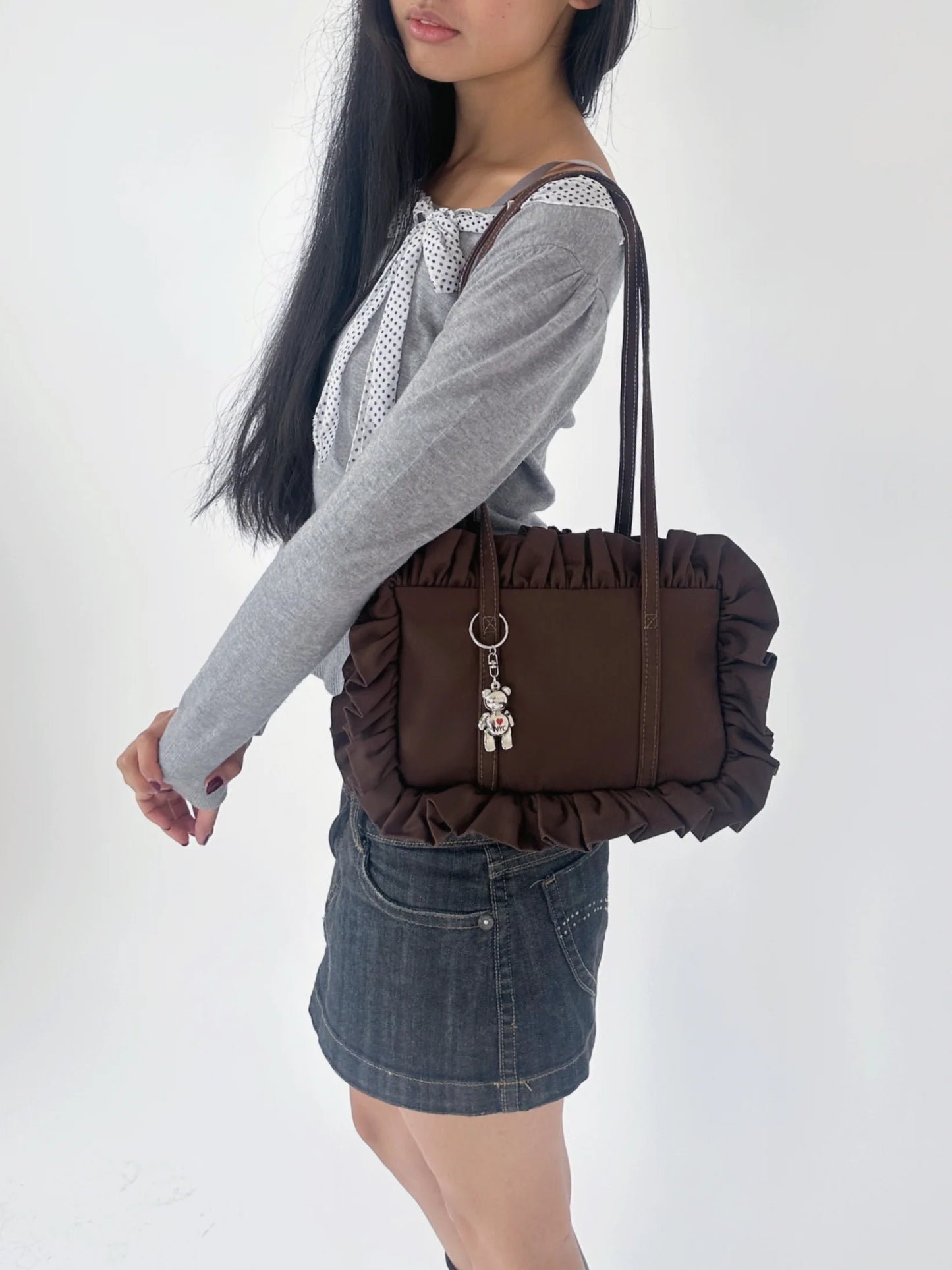 BAGGY London Bowler Bag - Brown