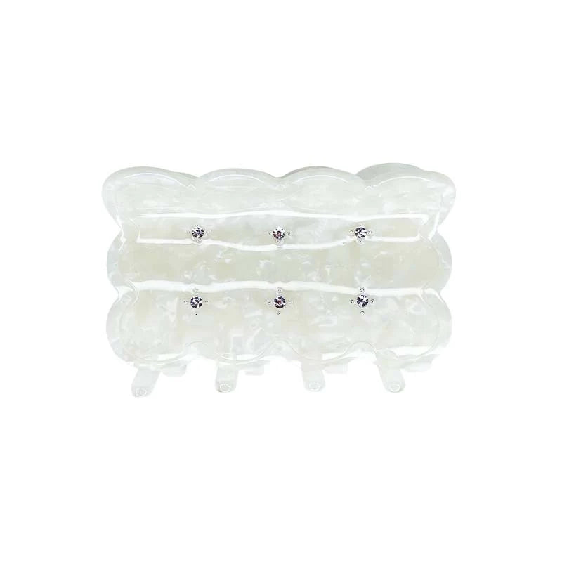 Likio Double-Coloured Hair Claw - Moonlight Coconut Crisp