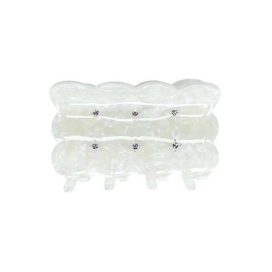 Likio Double-Coloured Hair Claw - Moonlight Coconut Crisp
