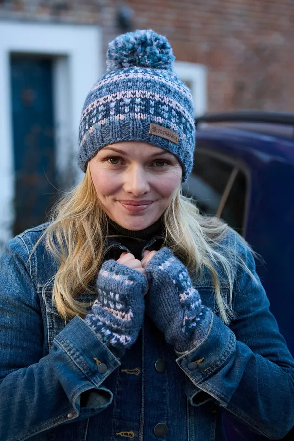 Pachamama Inveraray Bobble Beanie Merino Multi