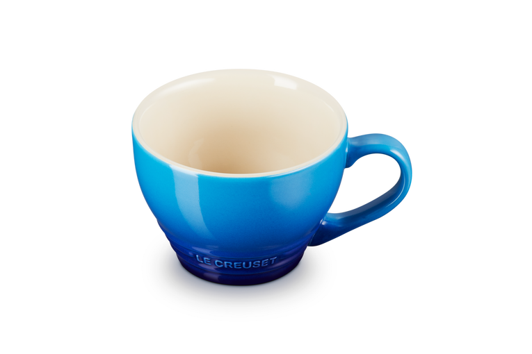 Le Creuset stoneware grand mug 400ml in azure blue 