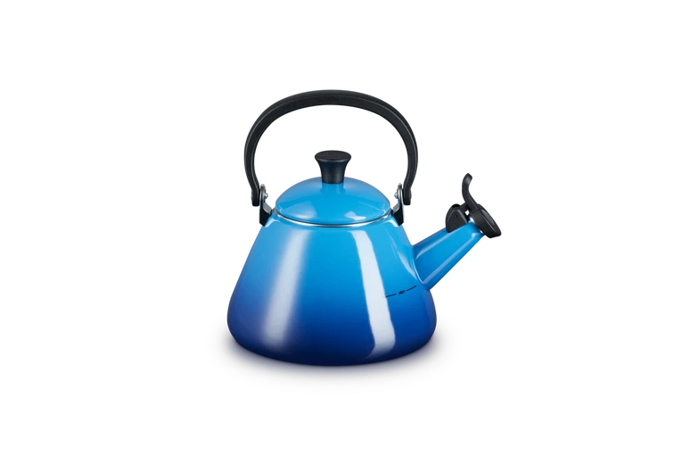 le creuset kone kettle in azure blue 