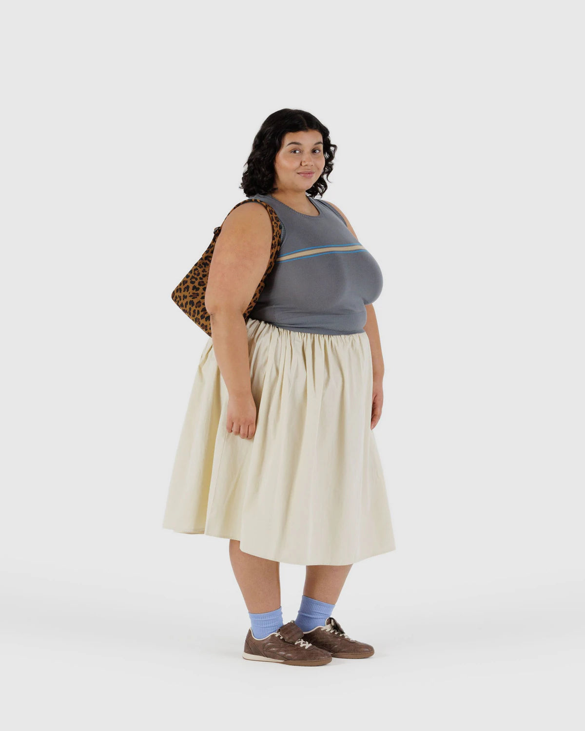 BAGGU Mini Nylon Shoulder Bag - Leopard