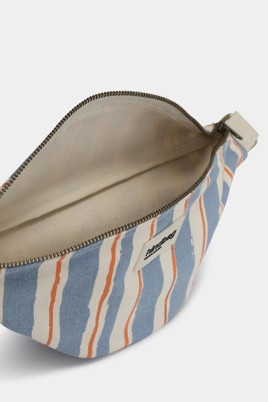 Hindbag Olivia Fanny Pack - Orange & Blue Stripes