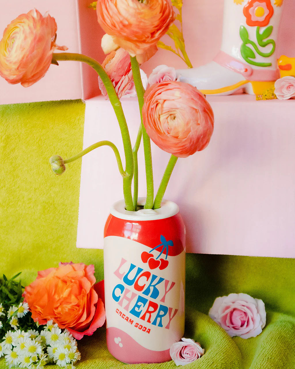 Ban.do Lucky Cherry Cream Soda Vase