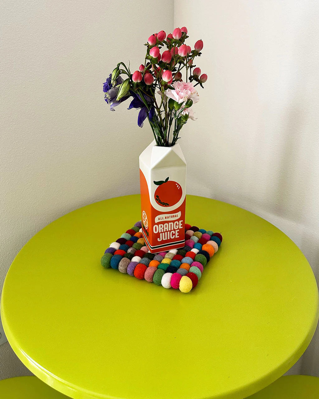 Ban.do Retro Orange Juice Vase