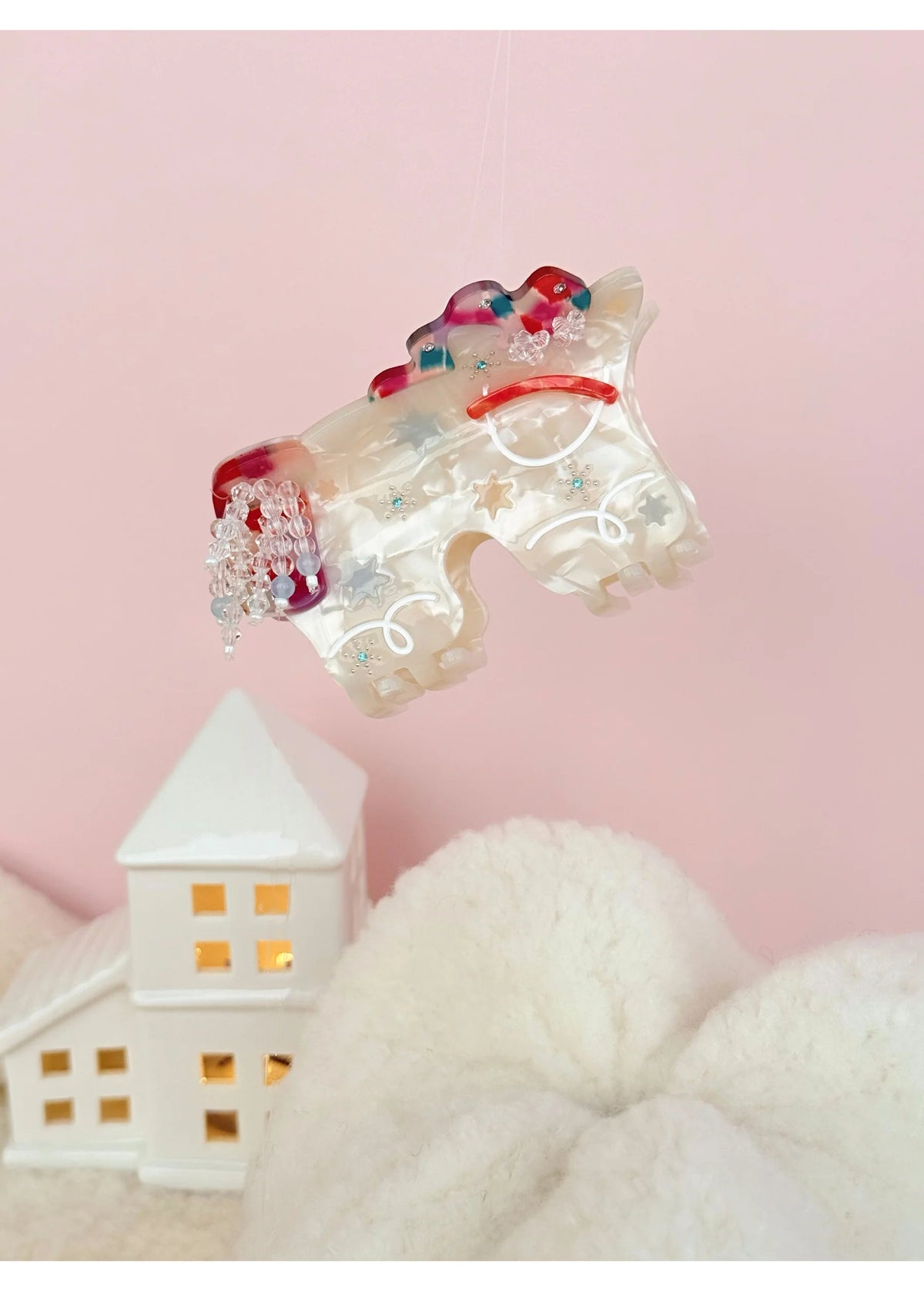 Likio Lucky Pony Beads Hair Claw – Angel Pony