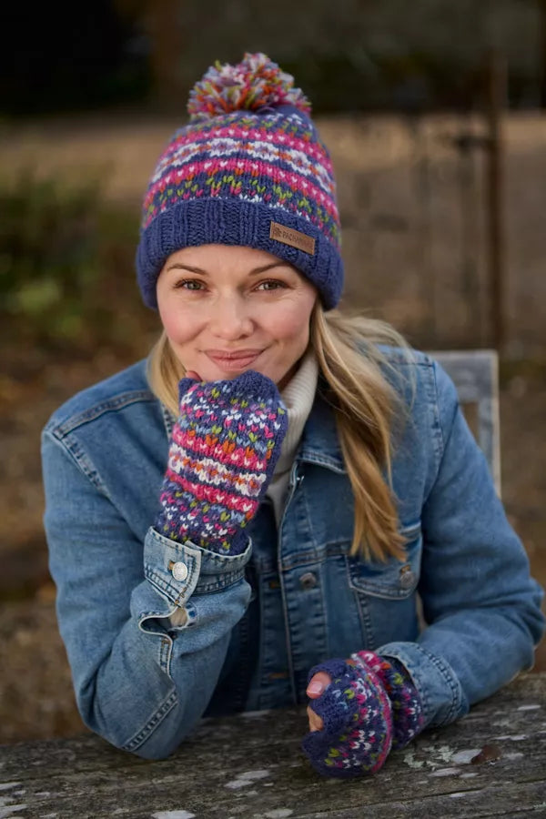 Pachamama Killarney Pure Merino Handwarmer Denim