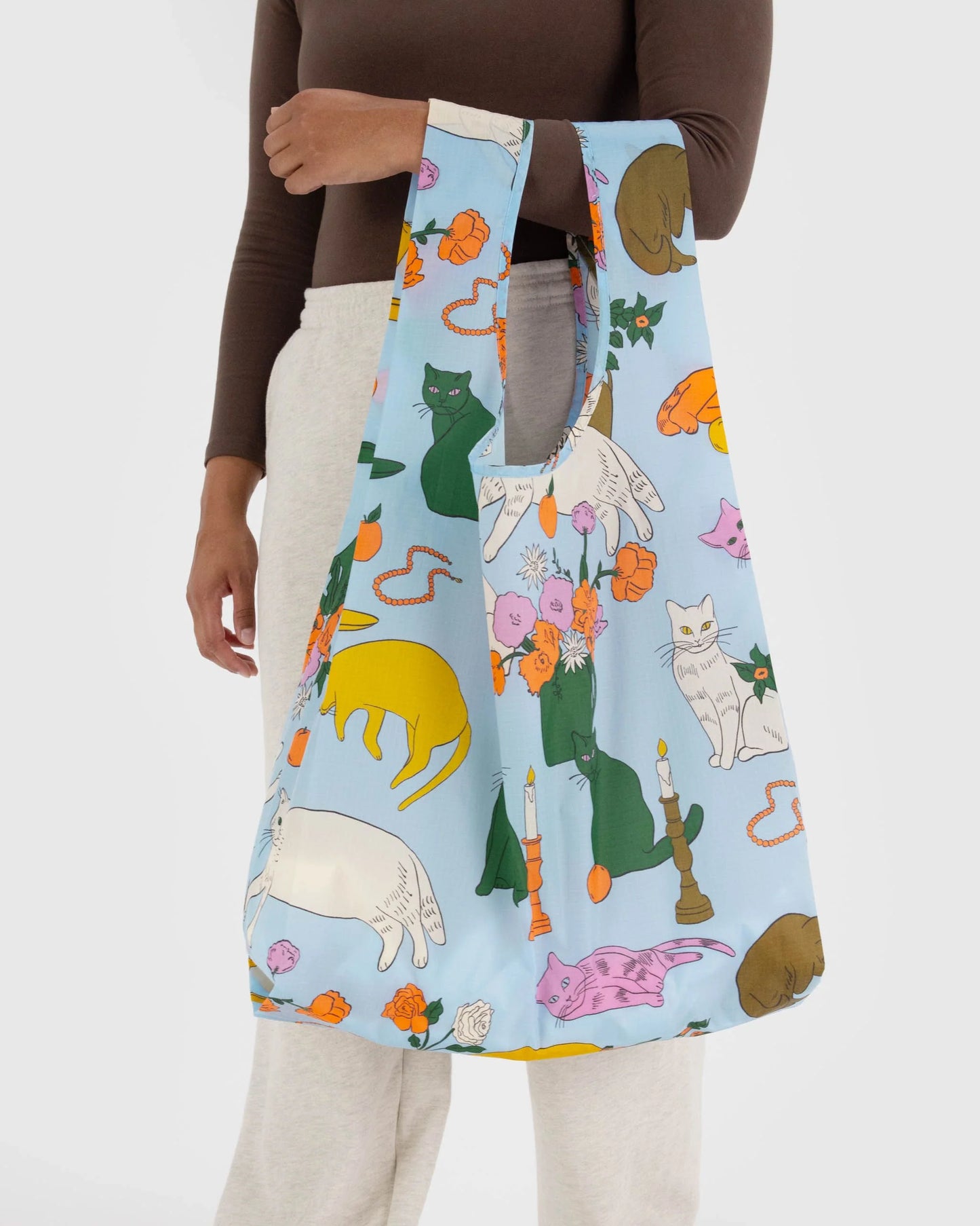 BAGGU Big Reusable Bag - Table Cats