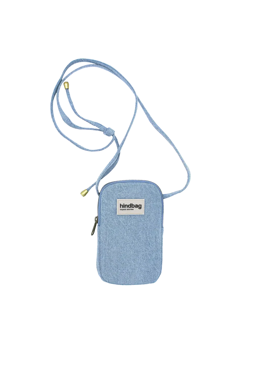 Hindbag Bill Phone Bag - Blue Denim