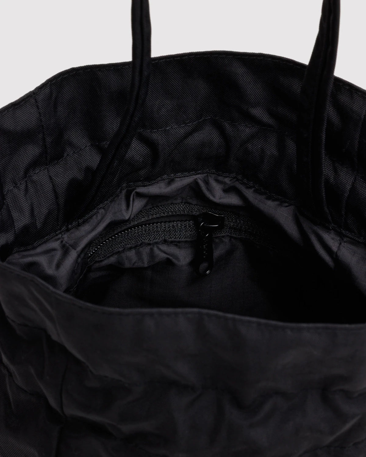 BAGGU Nylon Drawstring Bag - Black