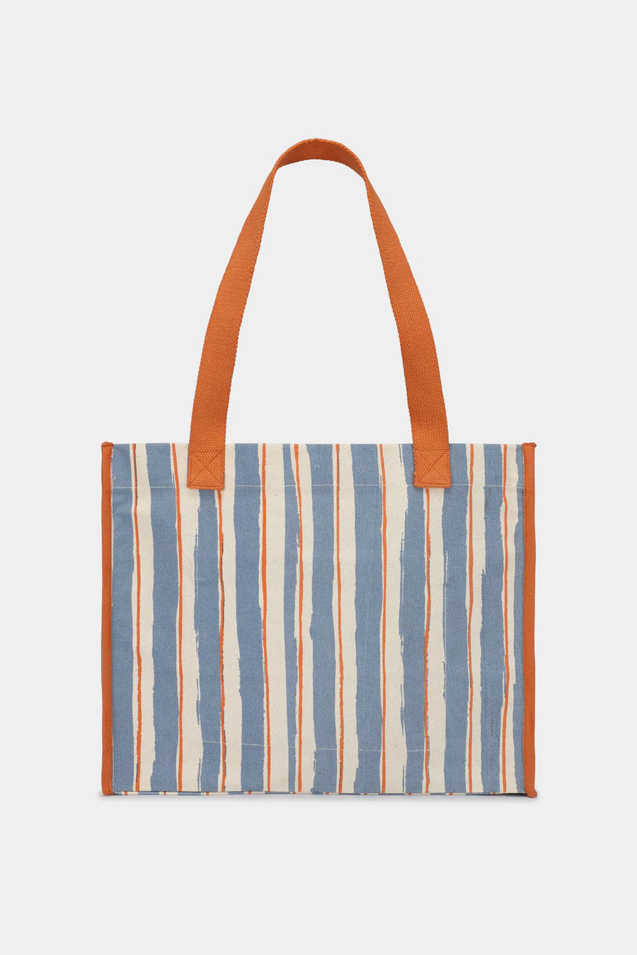 Hindbag Claude Large Tote Bag - Blue Stripes