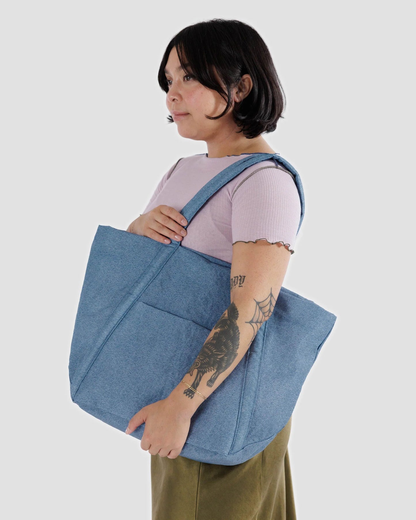 BAGGU Medium Cloud Bag - Digital Denim