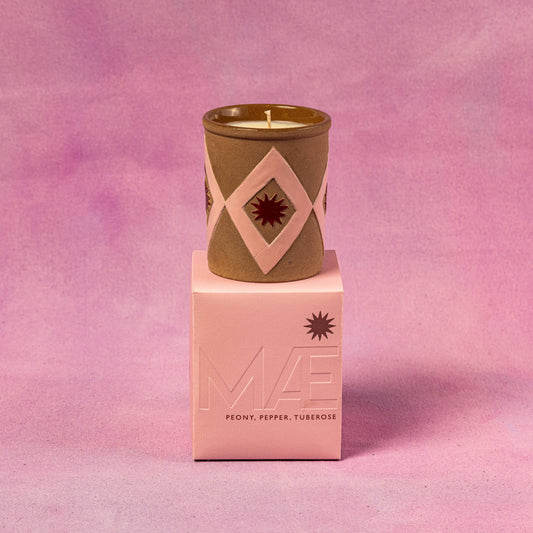 Maegen Good Candle - Pink / Star - Peony Tuberose