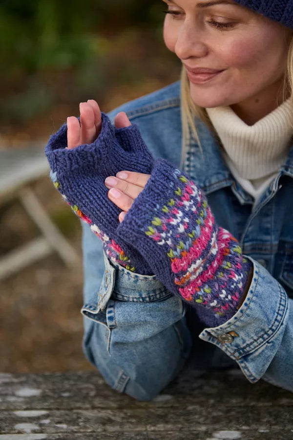 Pachamama Killarney Pure Merino Handwarmer Denim
